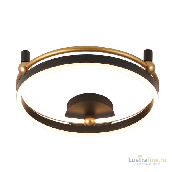 Потолочный светильник Crystal Lux FERNANDO PL48W LED BLACK/GOLD Потолочный светильник Crystal Lux FERNANDO PL48W LED BLACK/GOLD