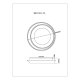 Потолочный светильник Myfar Phoebe MR9150-CL