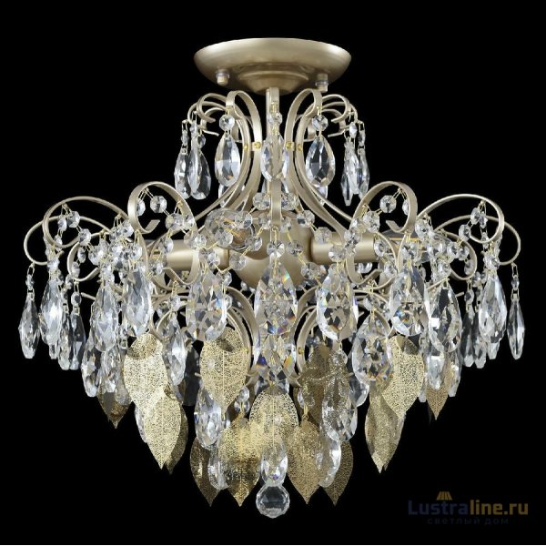 Потолочный светильник Crystal Lux ESMIRALDA PL4 GOLD Потолочный светильник Crystal Lux ESMIRALDA PL4 GOLD