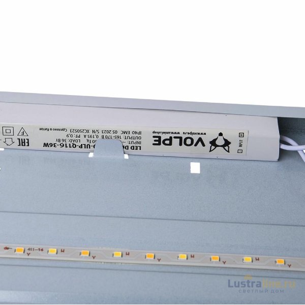Светодиодная панель Volpe ULP-Q116 6060-36W/4000K+6500K WHITE UL-00011073 Светодиодная панель Volpe ULP-Q116 6060-36W/4000K+6500K WHITE UL-00011073