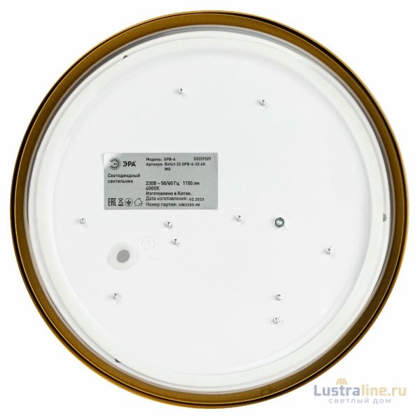 Потолочный светильник Эра Relict 22 SPB-6-20 4К MG Б0059509