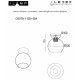 Потолочный светильник iLamp Mono C6079-1 BK+SM