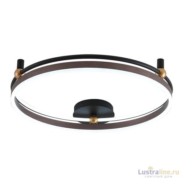 Потолочный светильник Crystal Lux FERNANDO PL72W LED COFFEE/BLACK