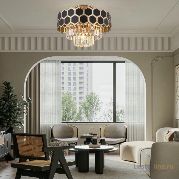 Потолочный светильник Arte Milano Sorrento 375009/3+2/20/380 GD