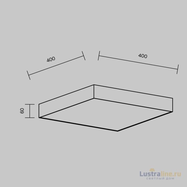 Потолочный светильник Maytoni Zon C032CL-45W4K-SQ-W Потолочный светильник Maytoni Zon C032CL-45W4K-SQ-W