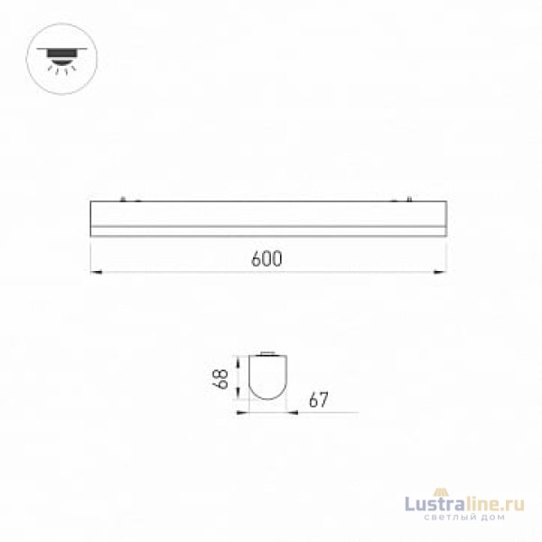 Потолочный светильник Arlight ALT-Largo-600-15W Day4000 030989 Потолочный светильник Arlight ALT-Largo-600-15W Day4000 030989