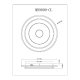 Потолочный светильник Myfar Button MR9000-CL