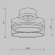 Потолочный светильник Maytoni Dress code MOD348CL-L18BBS3K