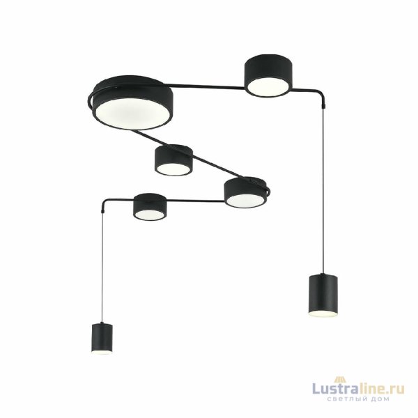 Потолочный светильник Indigo Modulo 14028/7С Black V000160L