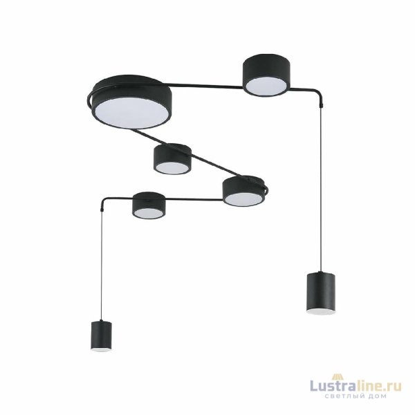 Потолочный светильник Indigo Modulo 14028/7С Black V000160L