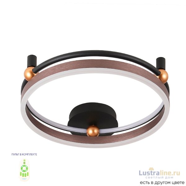 Потолочный светильник Crystal Lux FERNANDO PL48W LED COFFEE/BLACK