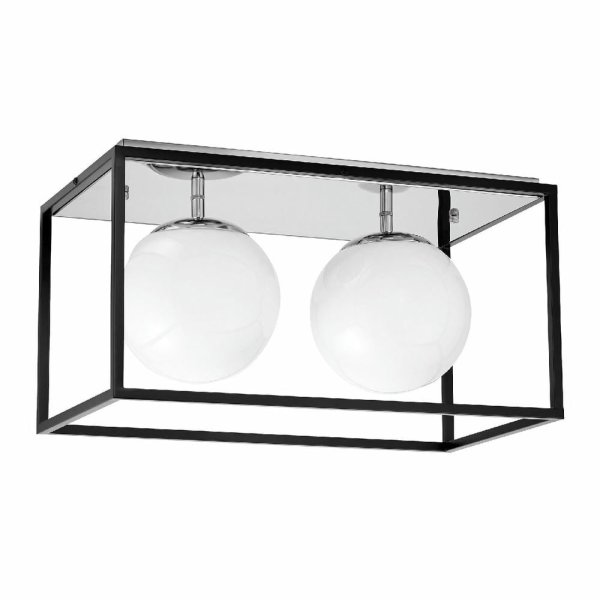 Потолочный светильник Lumina Deco Maldini LDC 8060-2 CHR+BK