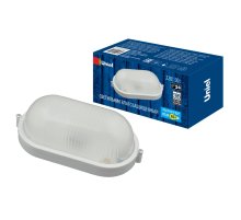 Потолочный светильник Uniel UWL-O01 100W/E27 IP54 WHITE Овал