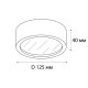 Потолочный светильник Italline M04-525-125 white 4000K