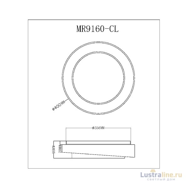 Потолочный светильник Myfar Rhea MR9160-CL