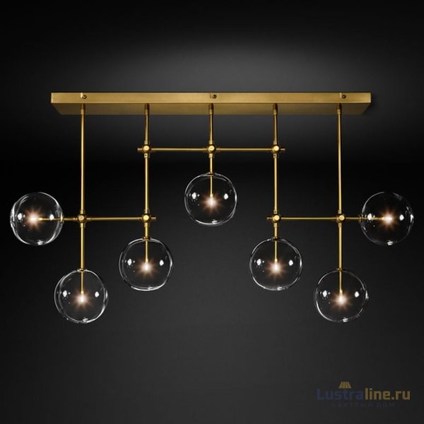 Потолочный светильник Delight Collection Globe Mobile KG0835P-7A brass