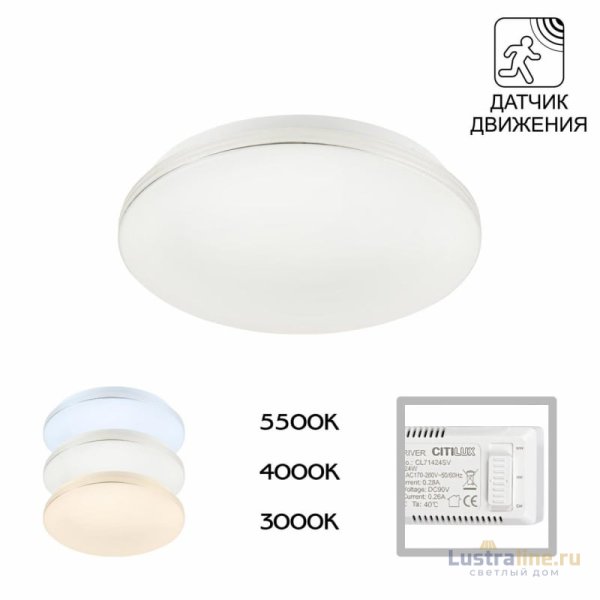 Потолочный светильник Citilux Симпла CL71424SV Потолочный светильник Citilux Симпла CL71424SV