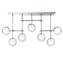 Потолочный светильник Delight Collection Globe Mobile KG0835P-7A chrome