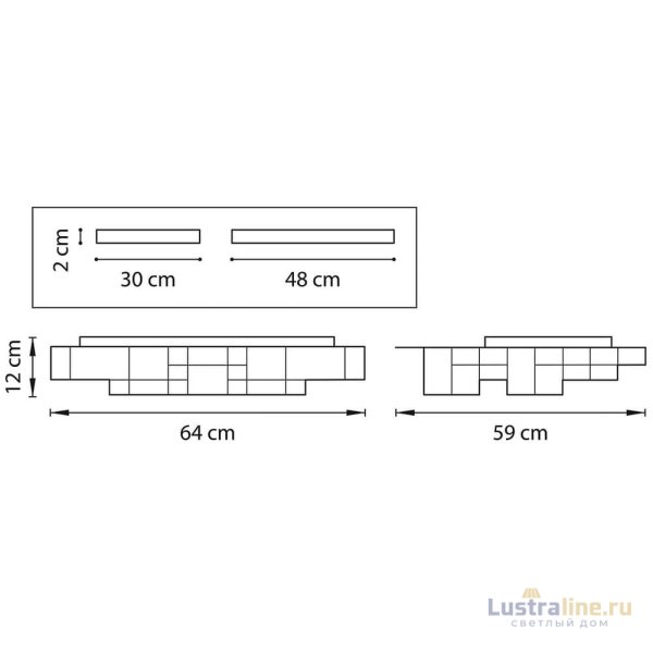 Потолочный светодиодный светильник Lightstar Favo 750161