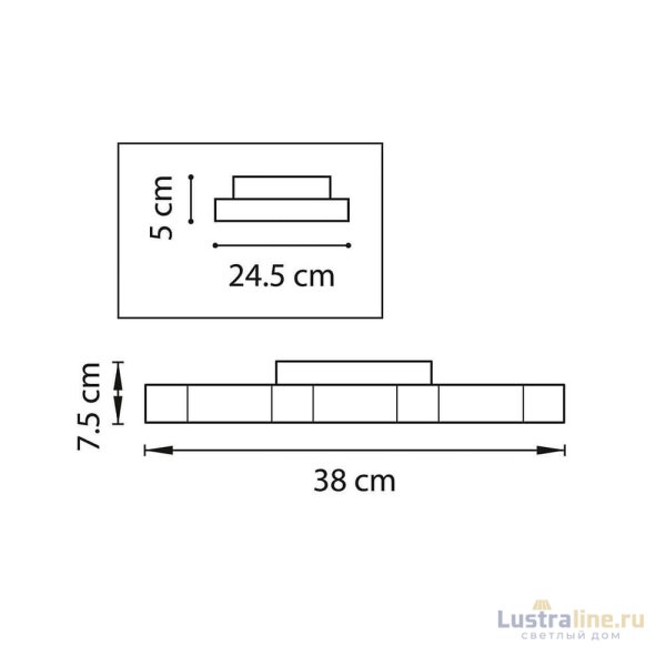 Потолочный светодиодный светильник Lightstar Favo 750071