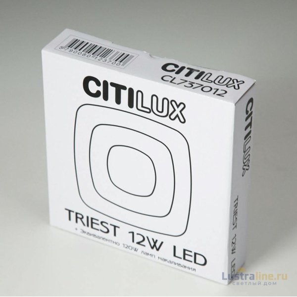 Потолочный светильник Citilux Триест CL737B012 Потолочный светильник Citilux Триест CL737B012