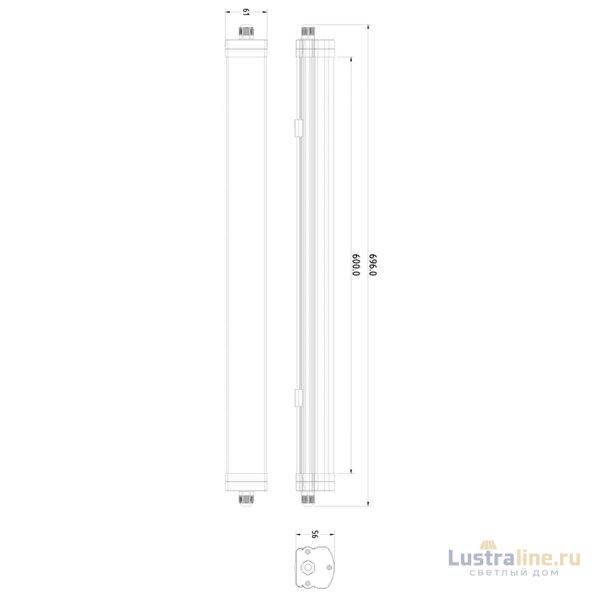 Потолочный светильник Deko-Light Tri Proof 730419 Потолочный светильник Deko-Light Tri Proof 730419