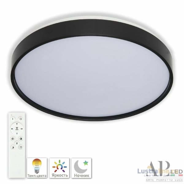 Потолочный светильник Arte Perfetto Luce Toscana PRO 3315.XM302-2-328/18W Black TD
