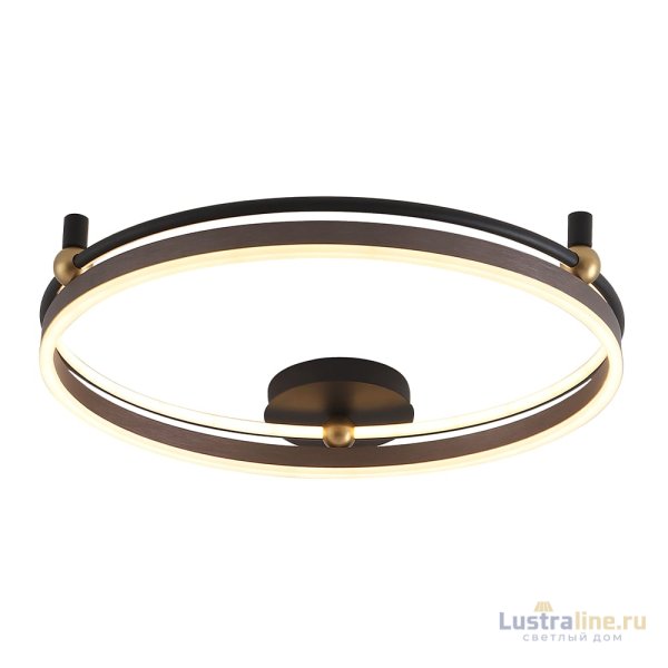 Потолочный светильник Crystal Lux FERNANDO PL72W LED COFFEE/BLACK