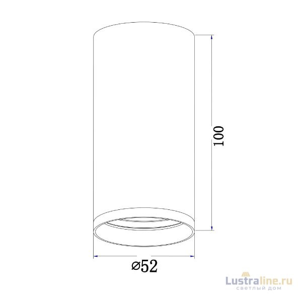 Потолочный светильник Maytoni FOCUS S C052CL-01MG