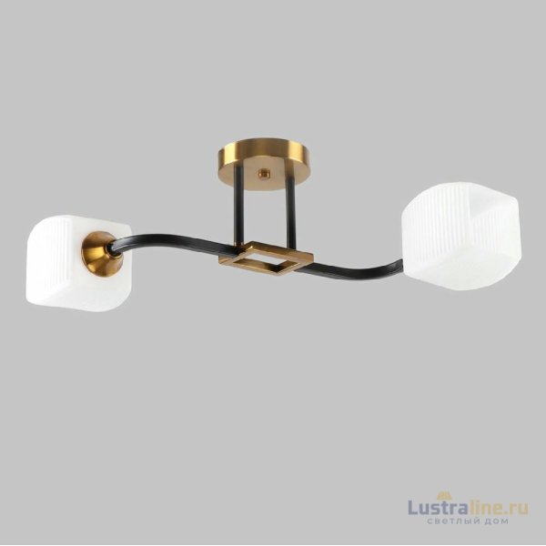 Потолочный светильник IMEX MD.52009-2-S-BK+GAB Потолочный светильник IMEX MD.52009-2-S-BK+GAB