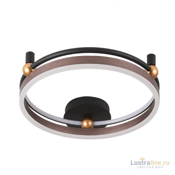 Потолочный светильник Crystal Lux FERNANDO PL48W LED COFFEE/BLACK