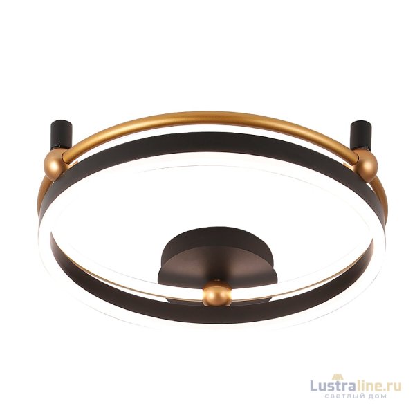 Потолочный светильник Crystal Lux FERNANDO PL48W LED BLACK/GOLD Потолочный светильник Crystal Lux FERNANDO PL48W LED BLACK/GOLD