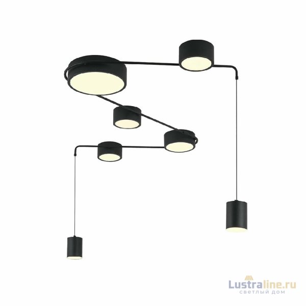Потолочный светильник Indigo Modulo 14028/7С Black V000160L
