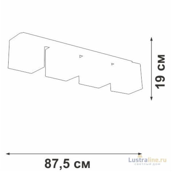 Потолочный светильник Vitaluce V2879-1/4PL Потолочный светильник Vitaluce V2879-1/4PL
