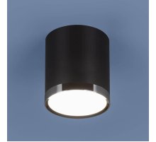 Потолочный светодиодный светильник Elektrostandard DLR024 6W 4200K черный матовый 4690389110375
