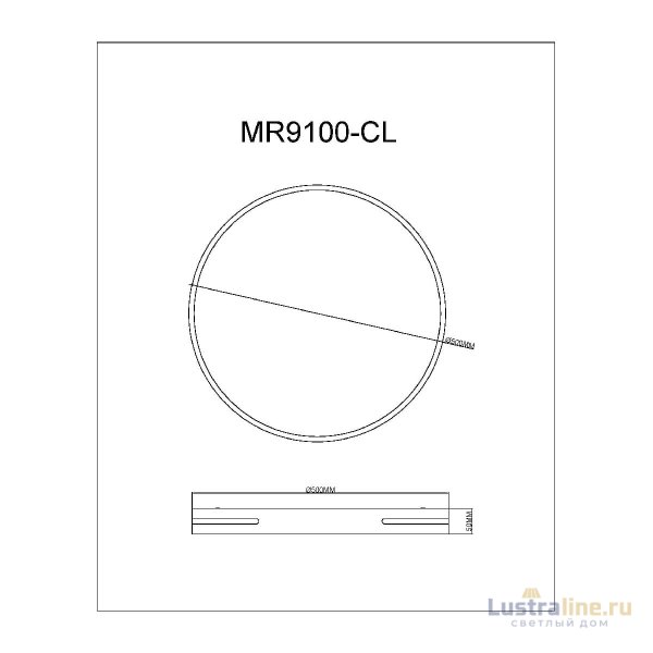 Потолочный светильник Myfar Oberon MR9100-CL