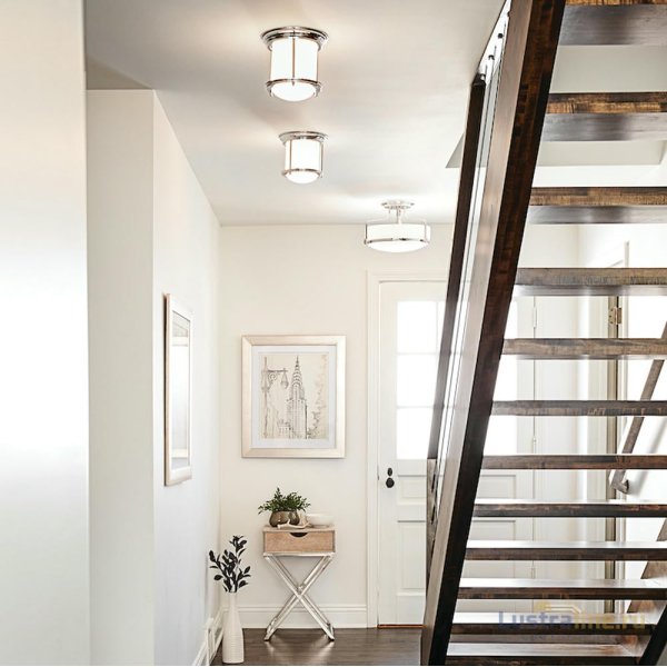 Потолочный светильник Hinkley Hadrian QN-HADRIAN-MINI-F-CM-OPAL Потолочный светильник Hinkley Hadrian QN-HADRIAN-MINI-F-CM-OPAL