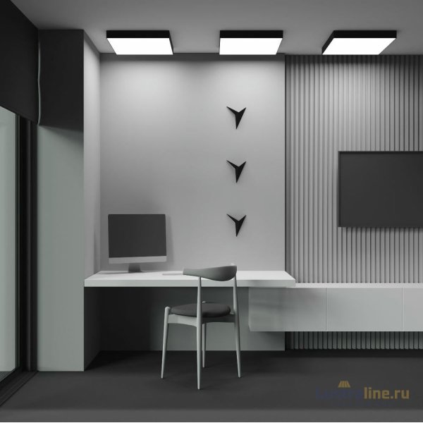 Потолочный светильник Maytoni Zon C032CL-90W3K-SQ-B Потолочный светильник Maytoni Zon C032CL-90W3K-SQ-B