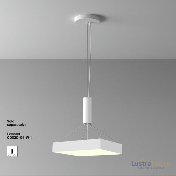 Потолочный светильник Maytoni Zon C032CL-45W3K-SQ-W Потолочный светильник Maytoni Zon C032CL-45W3K-SQ-W