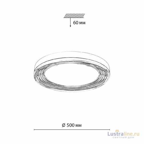 Потолочный светильник Sonex Mitra Led Infinita 7728/112L