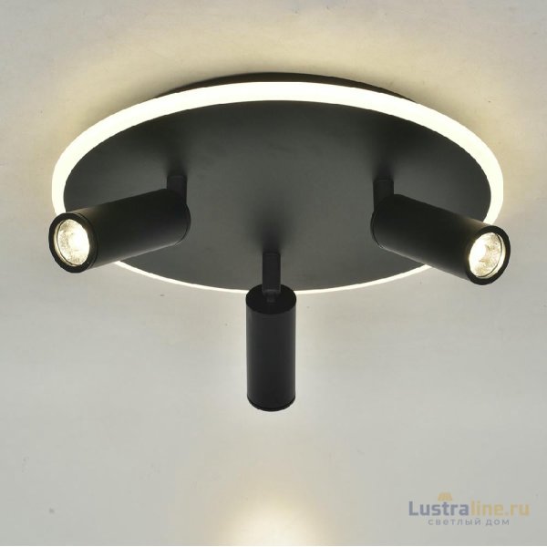 Потолочный светильник Escada 20046SMA/03LED BK Потолочный светильник Escada 20046SMA/03LED BK