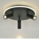 Потолочный светильник Escada 20046SMA/03LED BK