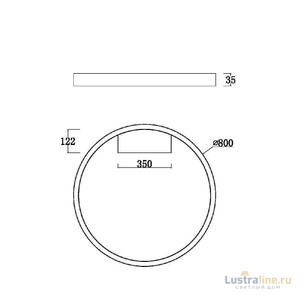 Потолочный светильник Maytoni Rim MOD058CL-L50W3K