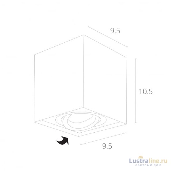Потолочный светильник Arte Lamp Factor A5544PL-1WH