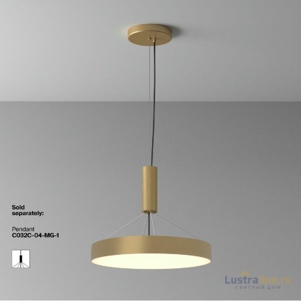 Потолочный светильник Maytoni Zon C032CL-45W3K-RD-MG Потолочный светильник Maytoni Zon C032CL-45W3K-RD-MG