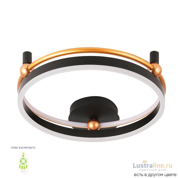 Потолочный светильник Crystal Lux FERNANDO PL48W LED BLACK/GOLD Потолочный светильник Crystal Lux FERNANDO PL48W LED BLACK/GOLD