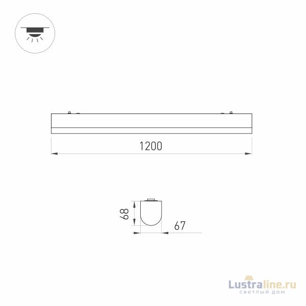 Потолочный светильник Arlight ALT-Largo-1200-30W Day4000 030991 Потолочный светильник Arlight ALT-Largo-1200-30W Day4000 030991