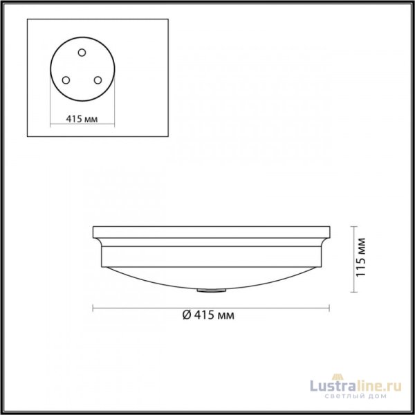 Потолочный светильник Odeon Light 4824/4C Потолочный светильник Odeon Light 4824/4C