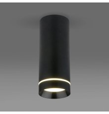 Потолочный светодиодный светильник Elektrostandard DLR022 12W 4200K черный матовый 4690389102967