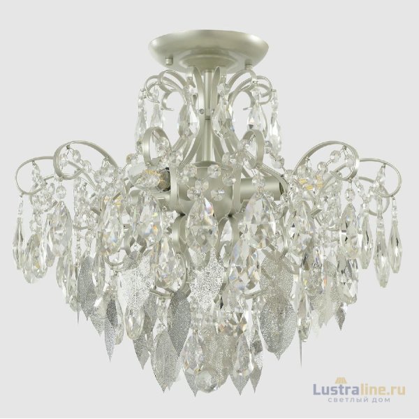 Потолочный светильник Crystal Lux ESMIRALDA PL4 SILVER Потолочный светильник Crystal Lux ESMIRALDA PL4 SILVER